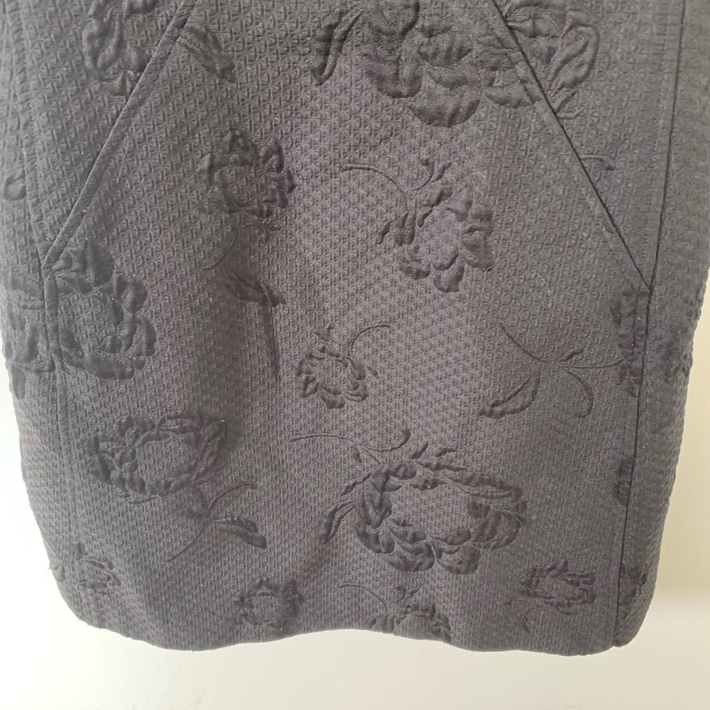 French Connection Black Textured Sheath Dress - Picture 8 of 8
